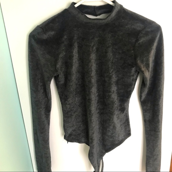 UO Out From Under Velvet Cozy Open Back Bodysuit - Picture 5 of 9